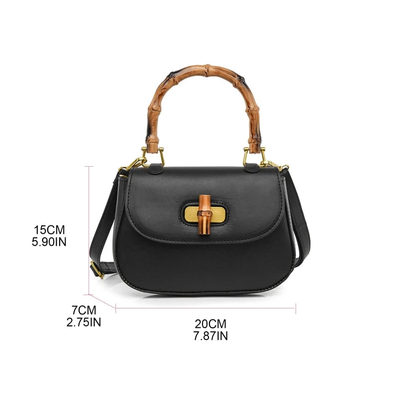 Vintage Saddle Bag with Bamboo Handle | same ANTHEM. Soulmate Streetwear