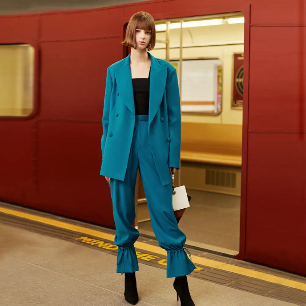 Vintage Suit for Women | same ANTHEM Soulmate Streetwear - Blue / L