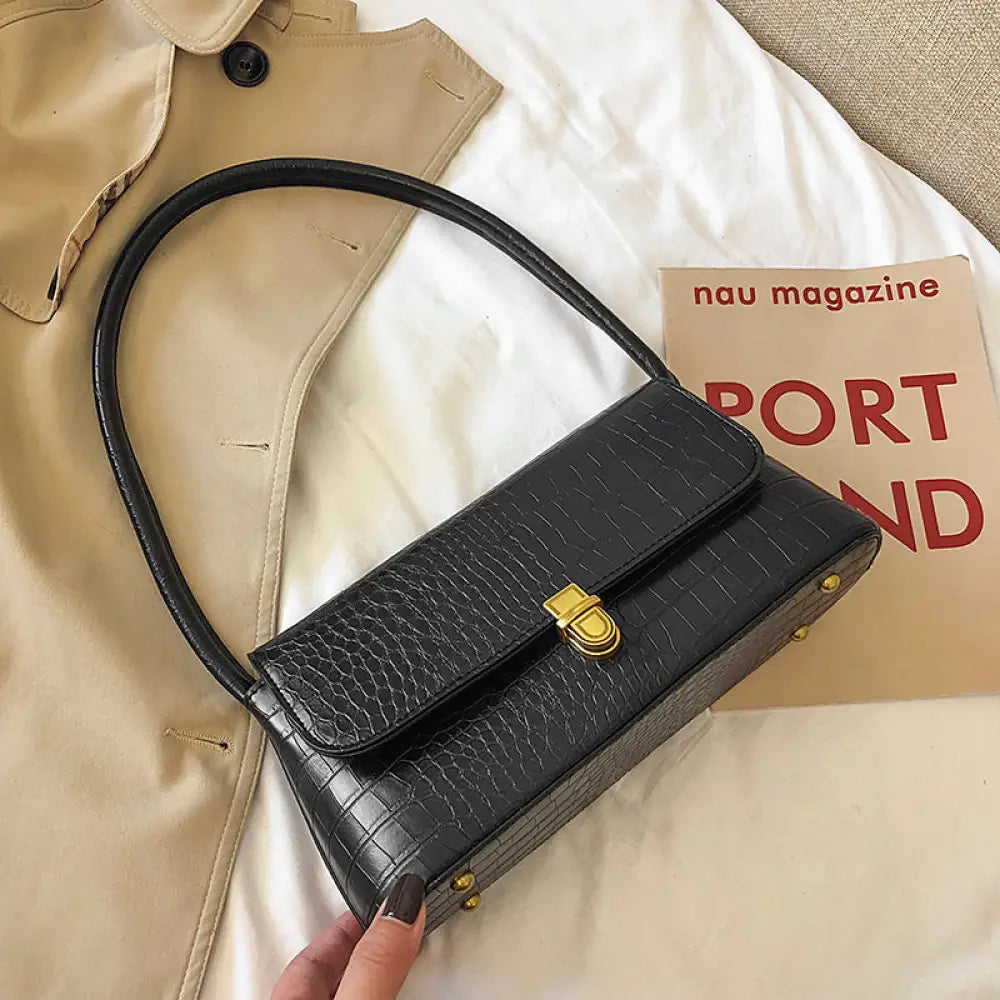 Vintage Underarm Bag | same ANTHEM. - Black