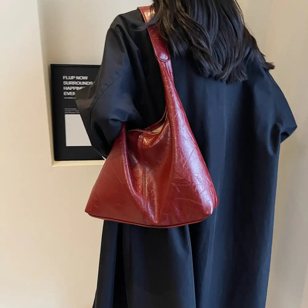 Vintage Wine Red Underarm Bag – Soulmate Streetwear | same ANTHEM