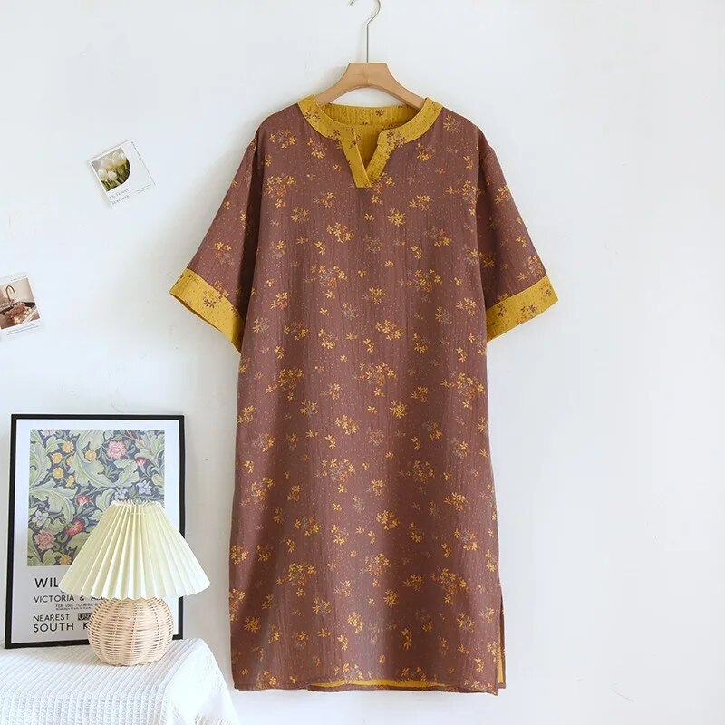 Vintage Yarn Dyed Cotton Dress – Women’s Dreamy Streetwear | same ANTHEM