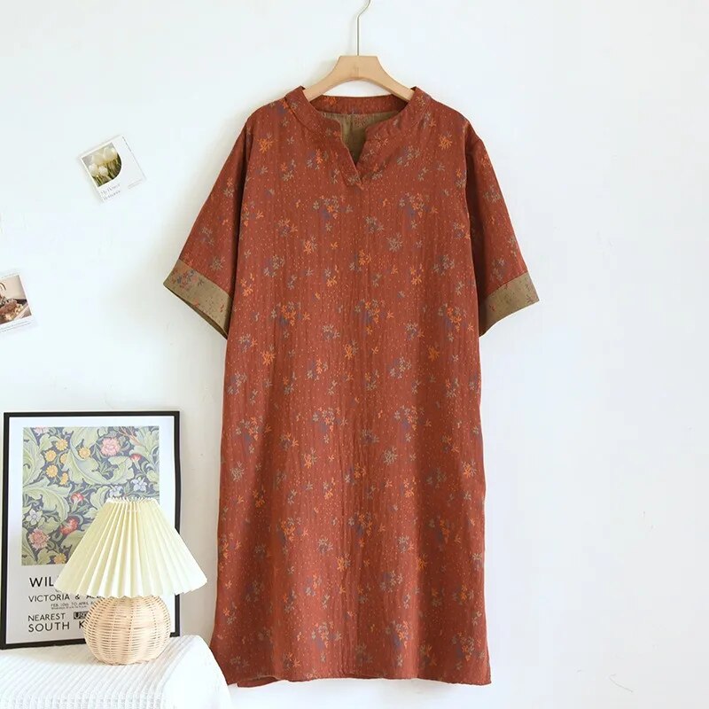 Vintage Yarn Dyed Cotton Dress – Women’s Dreamy Streetwear | same ANTHEM