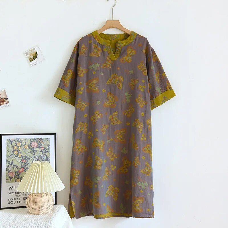 Vintage Yarn Dyed Cotton Dress – Women’s Dreamy Streetwear | same ANTHEM