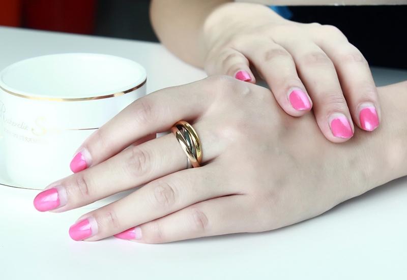Vnox 3-Ring Set for Women – Classic Soulmate Streetwear Jewelry | same ANTHEM.