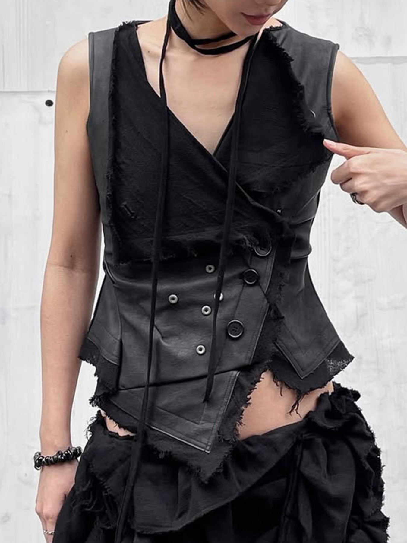 Waist Slimming Vest – Soulmate Streetwear Layer for Lovers & Besties same ANTHEM. - Black / S