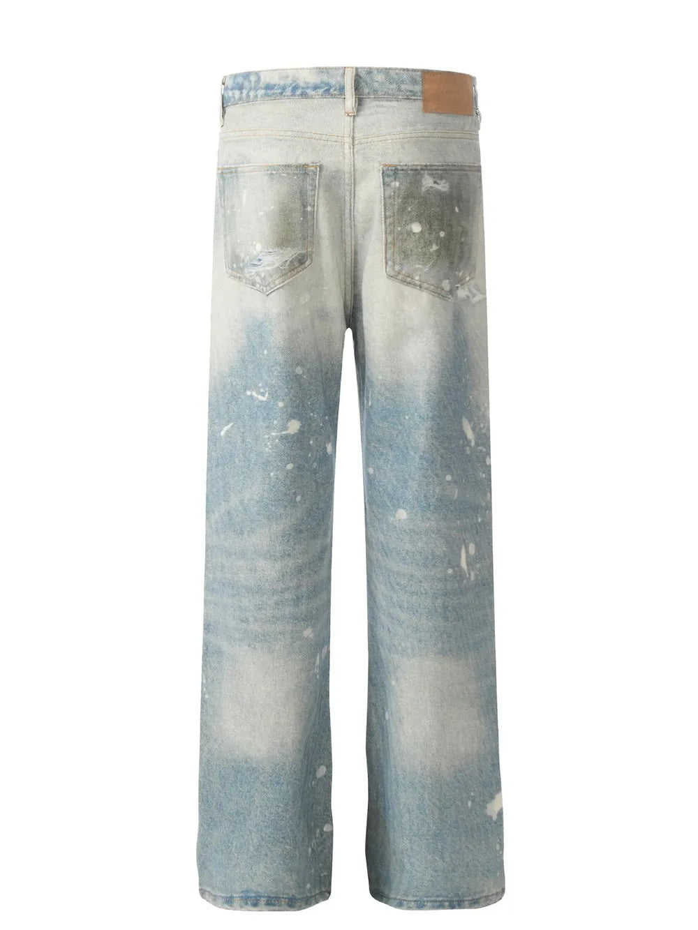Waste Soil Style Straight Leg Jeans – Japanese Chic | same ANTHEM