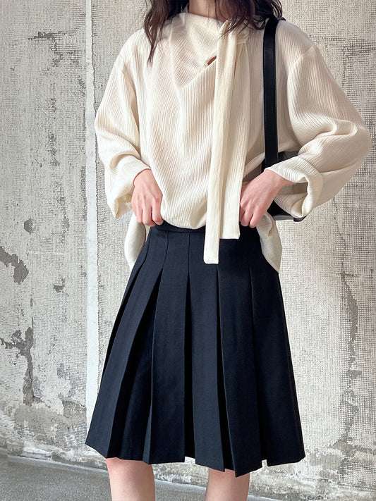 Wear Your Anthem | Chic Elegant Ribbon Texture Shirt for Lovers & Friends | same ANTHEM - Apricot / L
