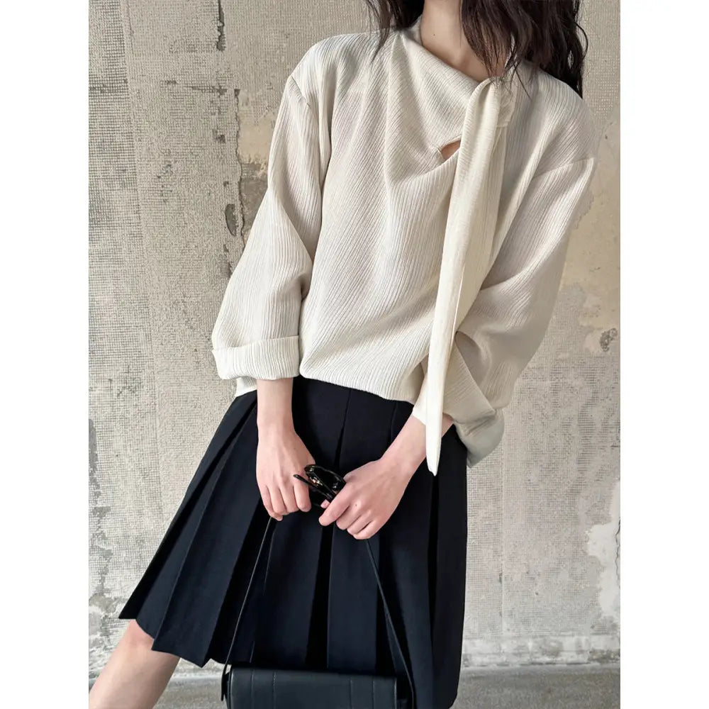 Wear Your Anthem | Chic Elegant Ribbon Texture Shirt for Lovers & Friends | same ANTHEM