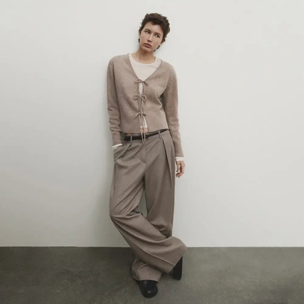 Wear Your Anthem | Chic V-Neck Rope Sweater for Lovers & Friends | same ANTHEM