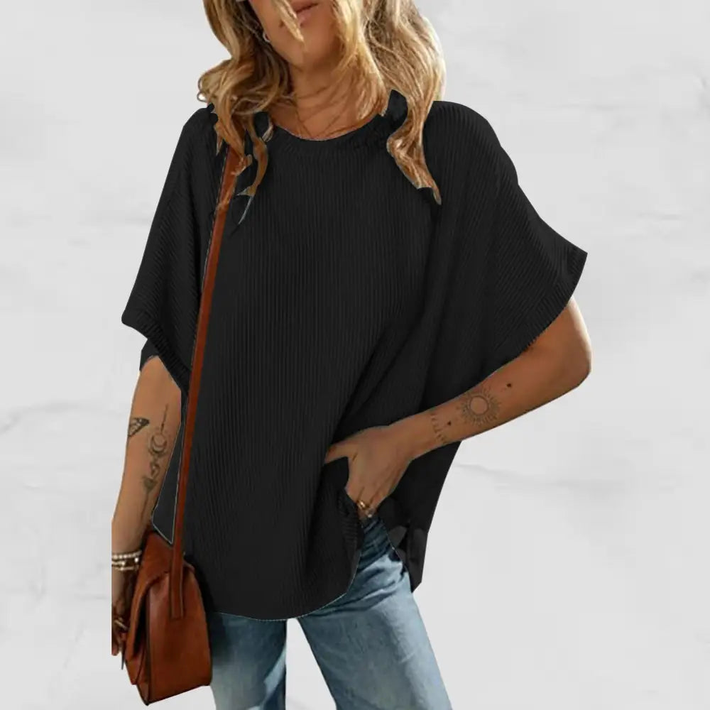 Wear Your Story | Casual Solid Color Knitted Pullover for Soulmates & Friends | same ANTHEM - Black / L