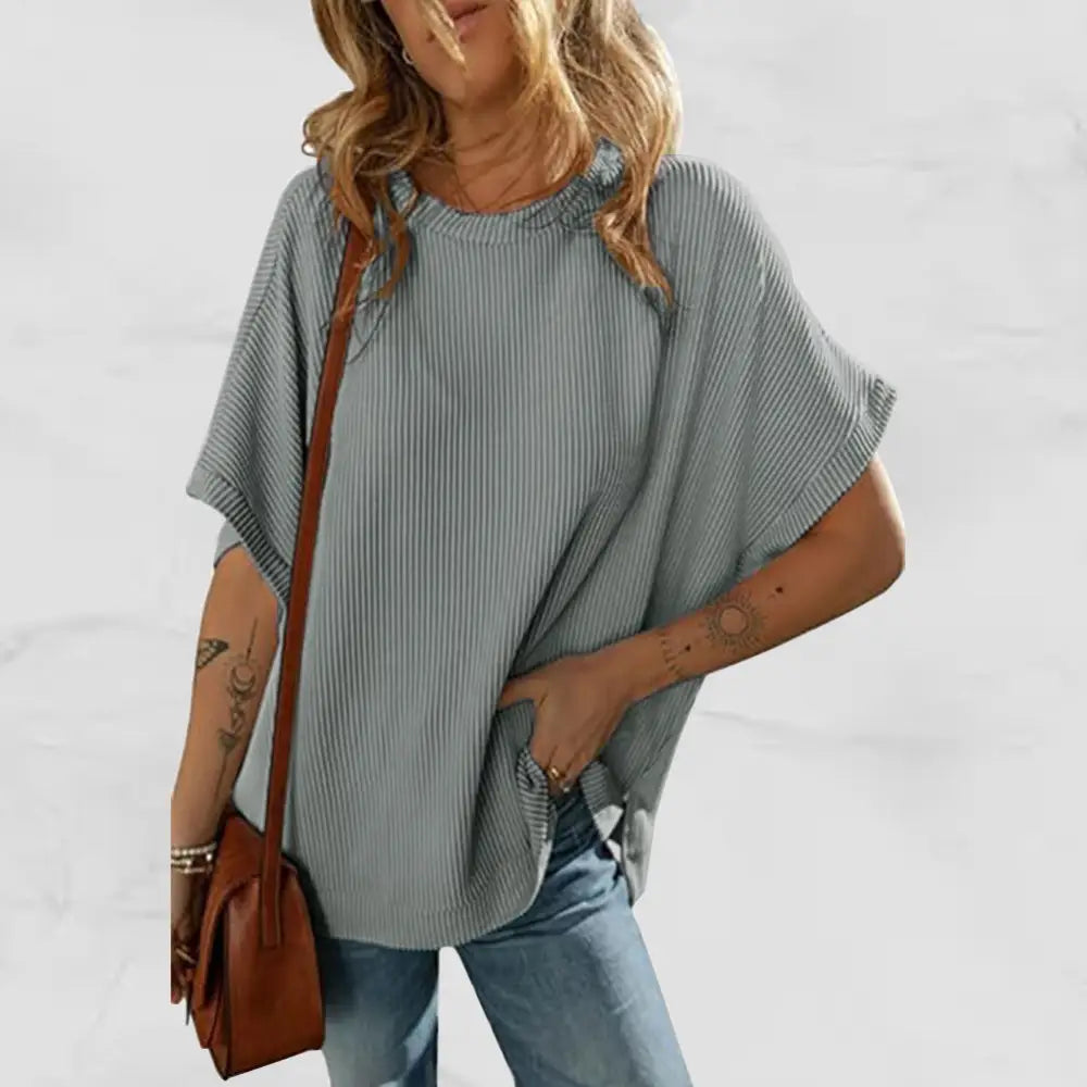 Wear Your Story | Casual Solid Color Knitted Pullover for Soulmates & Friends | same ANTHEM - Gray / L