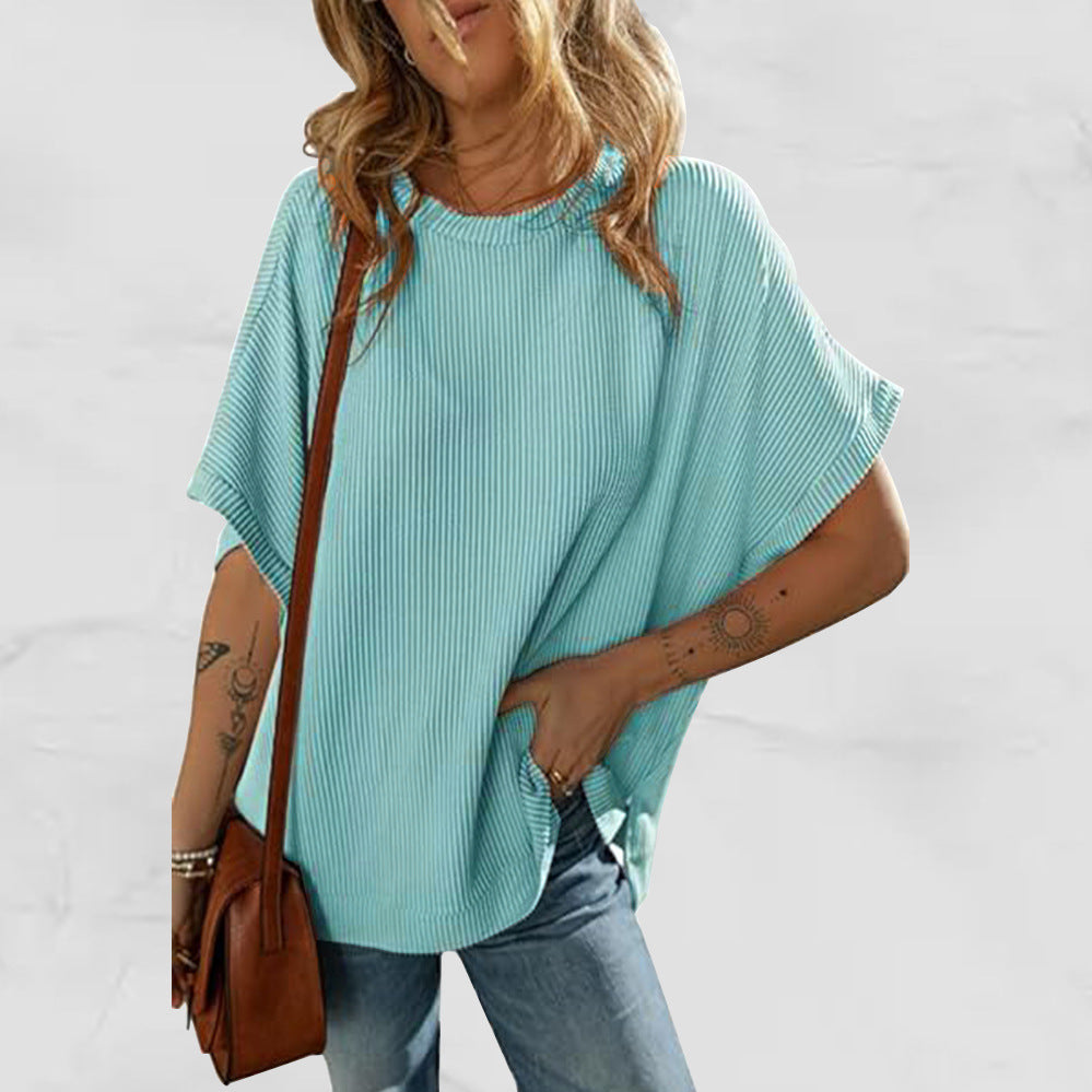 Wear Your Story | Casual Solid Color Knitted Pullover for Soulmates & Friends | same ANTHEM - Light Blue / L