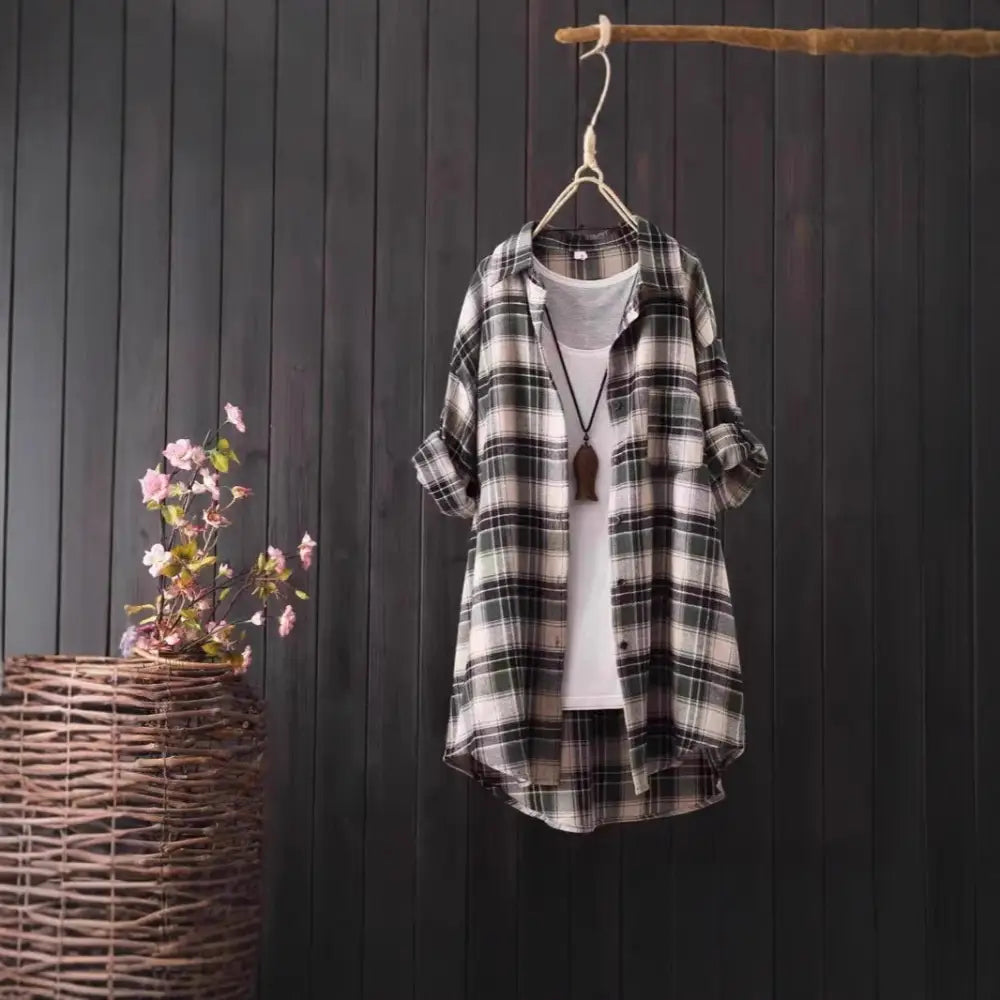 Wear Your Story | Chic Plaid Shirt Coat for Soulmates & Friends | same ANTHEM