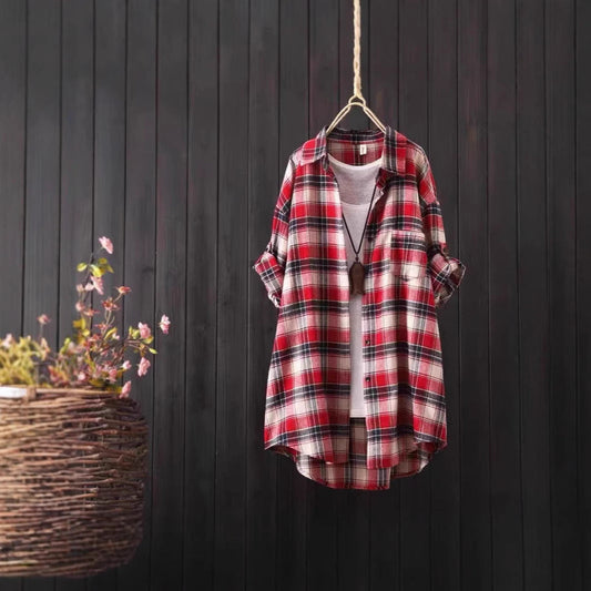 Wear Your Story | Chic Plaid Shirt Coat for Soulmates & Friends | same ANTHEM