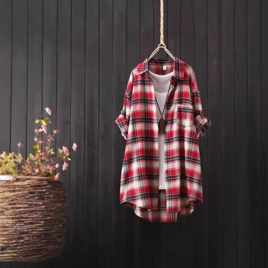 Wear Your Story | Chic Plaid Shirt Coat for Soulmates & Friends | same ANTHEM