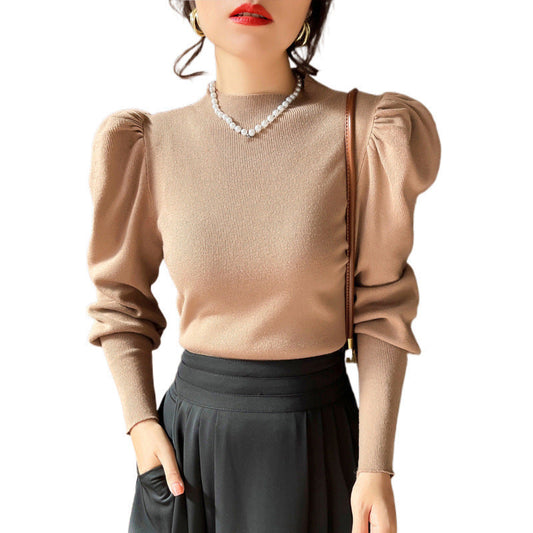 Wear Your Story | Chic Puff Sleeve Wool Pullover for Lovers & Friends | same ANTHEM