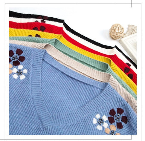 Western Chic Embroidered Knitted Shirt – For Lovers Soulmates & Chosen Family | same ANTHEM