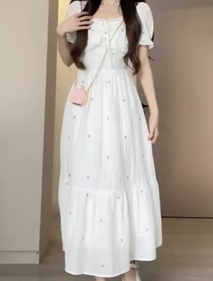 White Moonlight Dress – same ANTHEM Romantic French Nostalgic Fashion