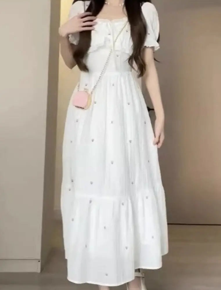 White Moonlight Dress – same ANTHEM Romantic French Nostalgic Fashion