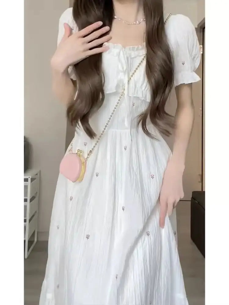 White Moonlight Dress – same ANTHEM Romantic French Nostalgic Fashion