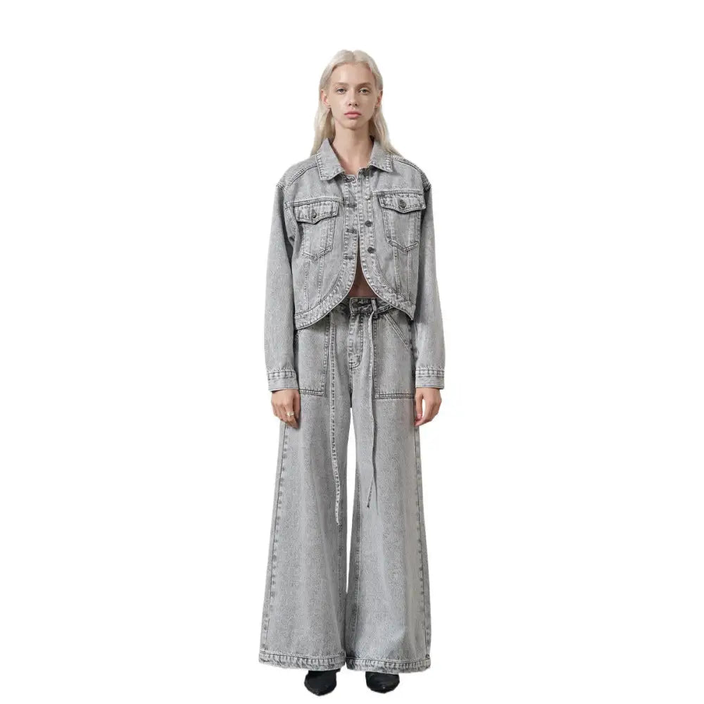 White Washed Wide-Leg Jeans Women | same ANTHEM. Soulmate Streetwear