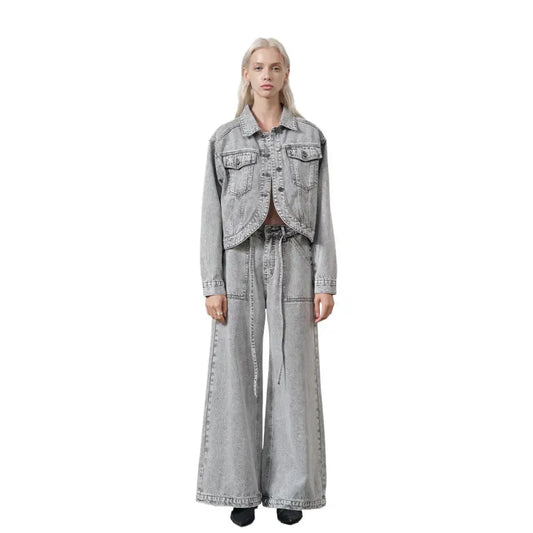White Washed Wide-Leg Jeans Women | same ANTHEM. Soulmate Streetwear