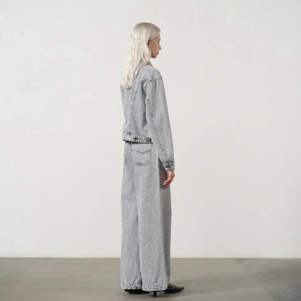 White Washed Wide-Leg Jeans Women | same ANTHEM. Soulmate Streetwear