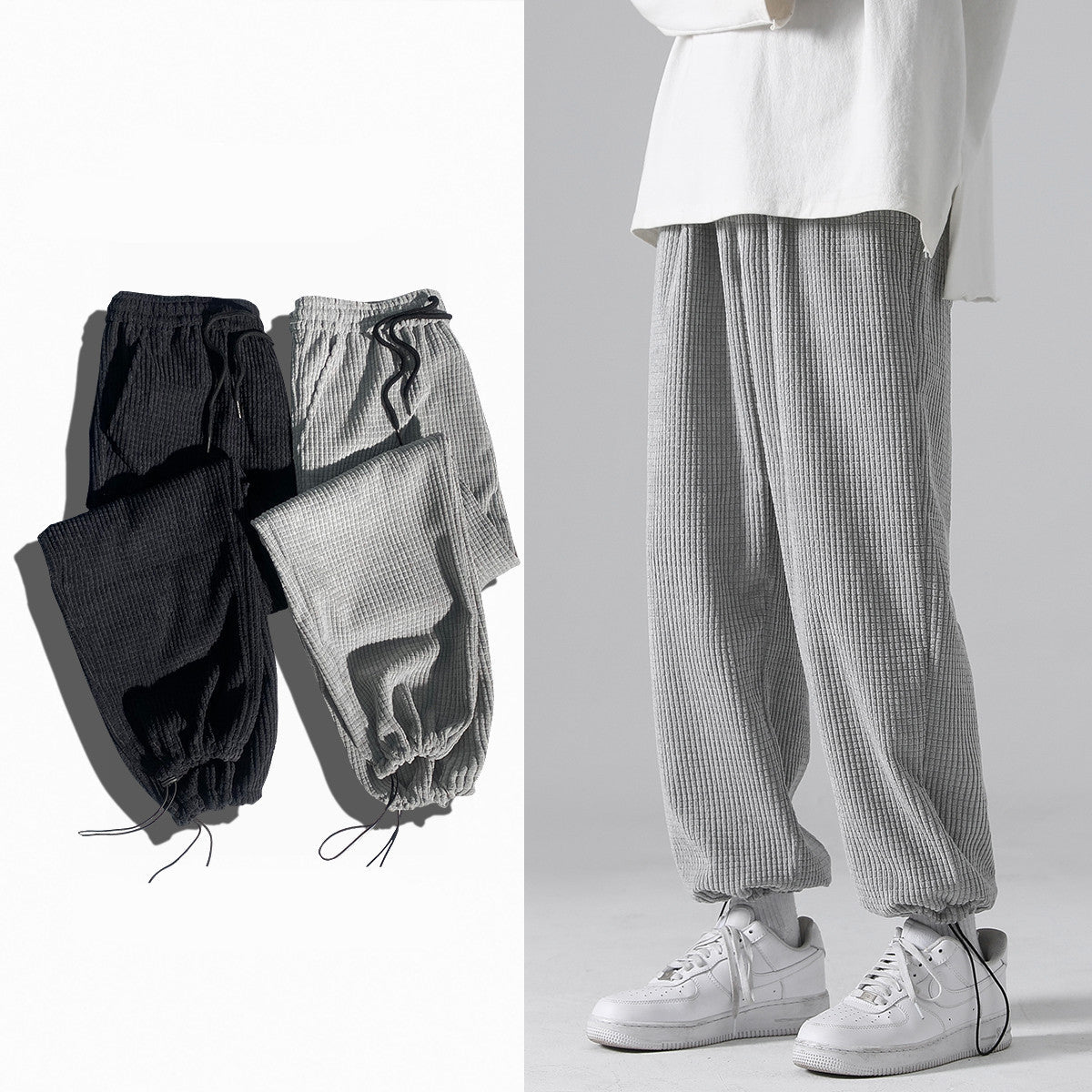 Wide-Leg Sweatpants – Casual Streetwear for Lovers & Soulmates | same ANTHEM - Pants