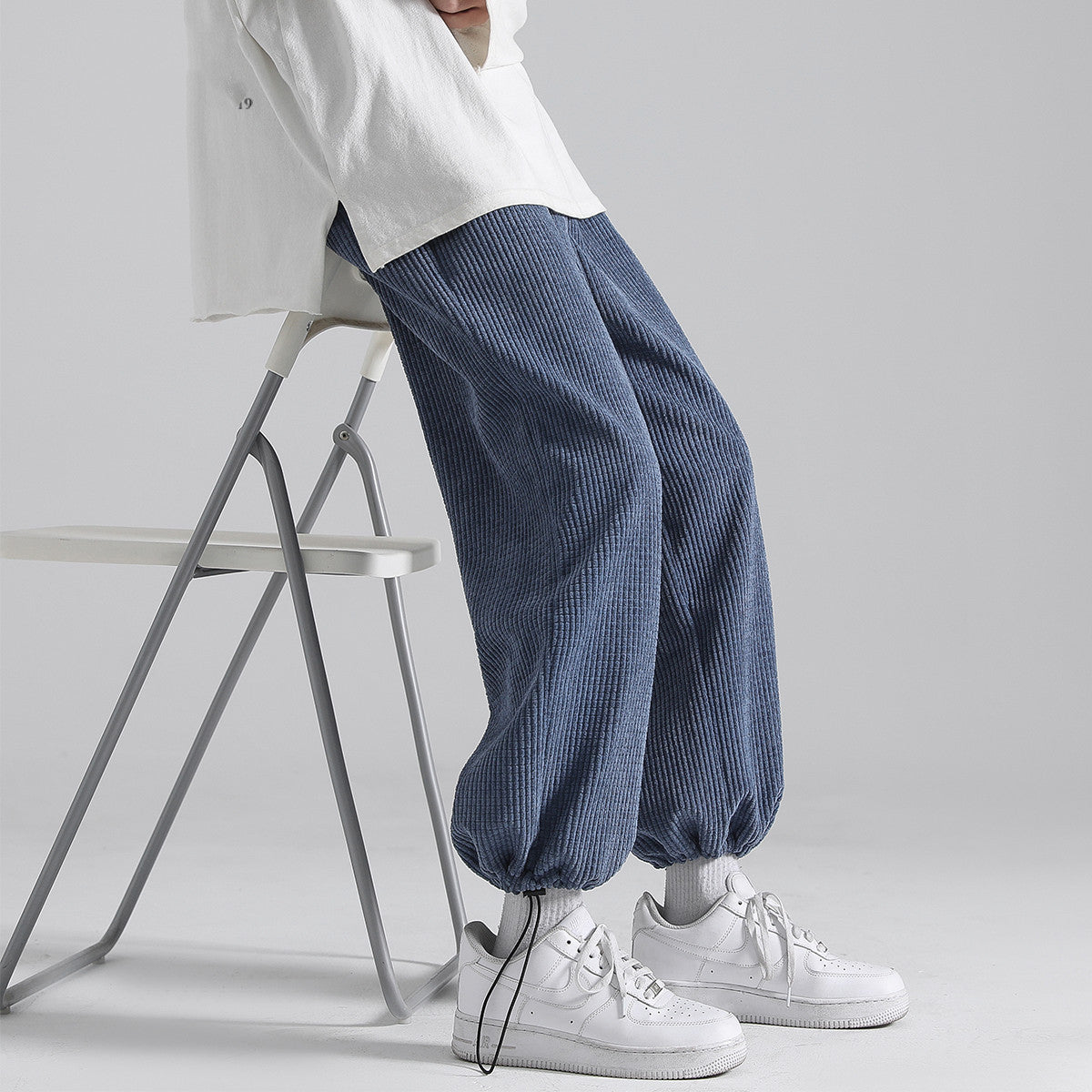 Wide-Leg Sweatpants – Casual Streetwear for Lovers & Soulmates | same ANTHEM - sapphire / 4XL - Pants