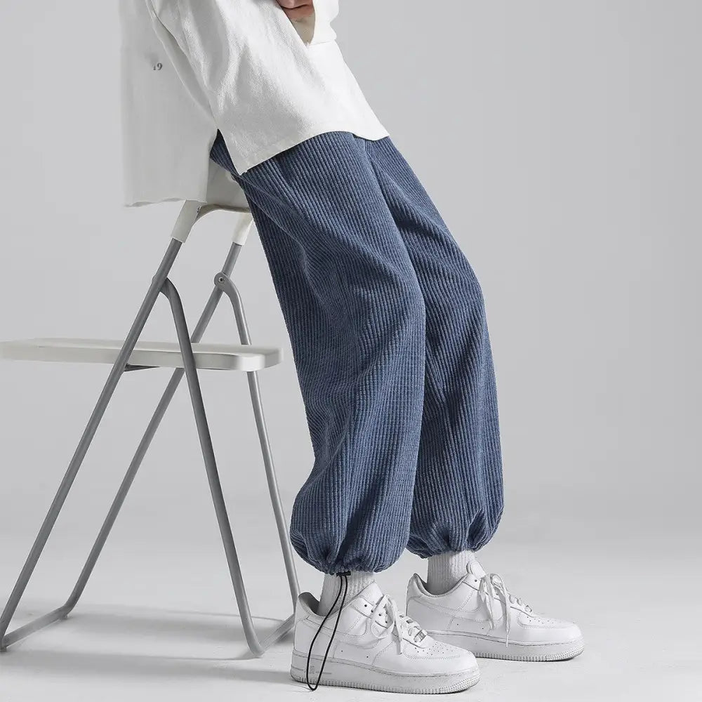 Wide-Leg Sweatpants – Casual Streetwear for Lovers & Soulmates | same ANTHEM - sapphire / 4XL - Pants