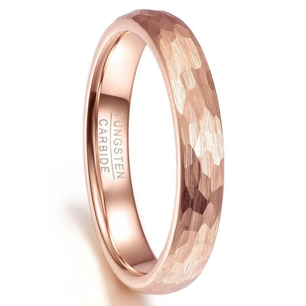 Wide Rose Gold Carved Ring for Men – same ANTHEM. Soulmate Streetwear Jewellery - 4mm Rose Gold / No 10 - Bag