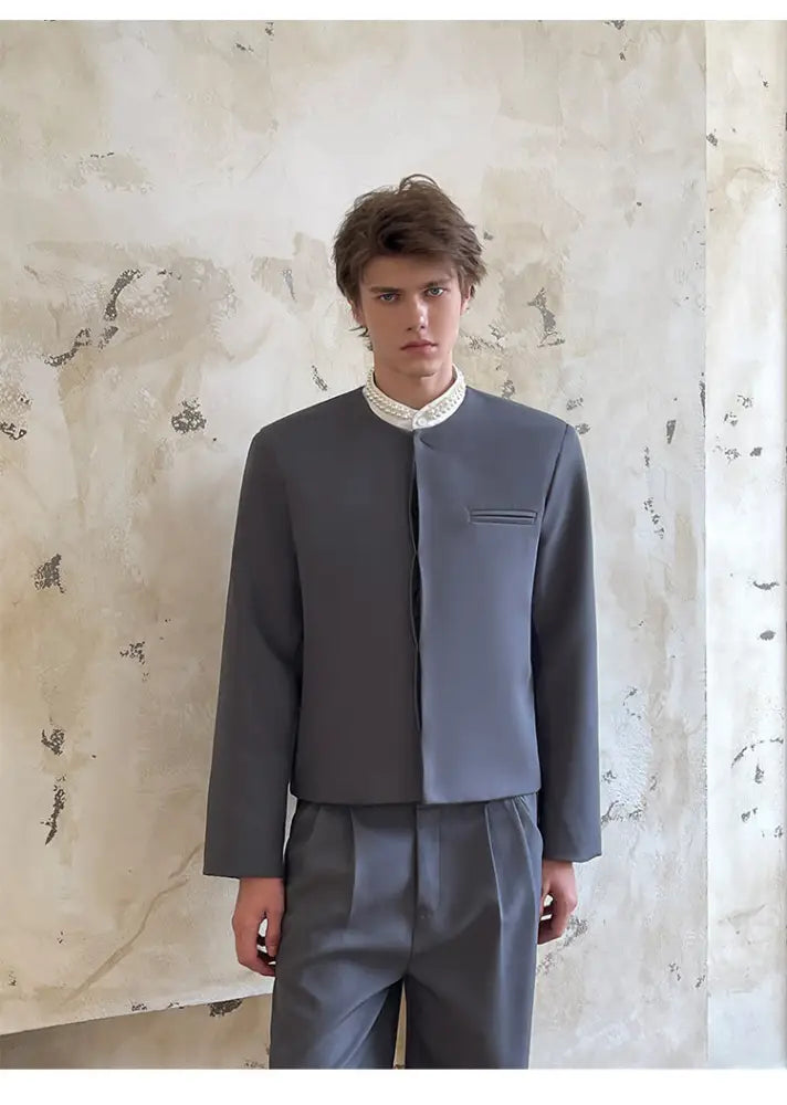 Wide-Shoulder Suit Set for Men – Korean-Inspired Elegance | same ANTHEM