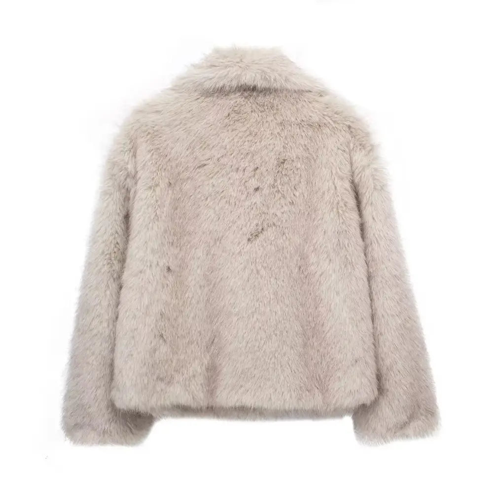 Winter Plush Lapel Coat for Soulmates & Chosen Family | same ANTHEM