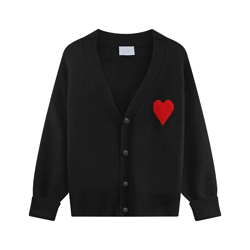 Women’s Heart Embroidered Cardigan – same ANTHEM | Dreamy Romantic French Chic for Soulmates