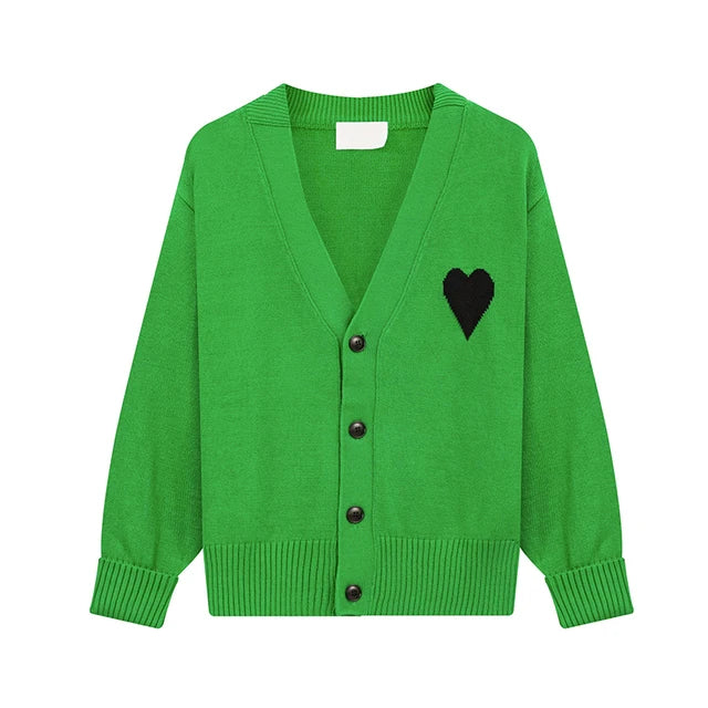 Women’s Heart Embroidered Cardigan – same ANTHEM | Dreamy Romantic French Chic for Soulmates