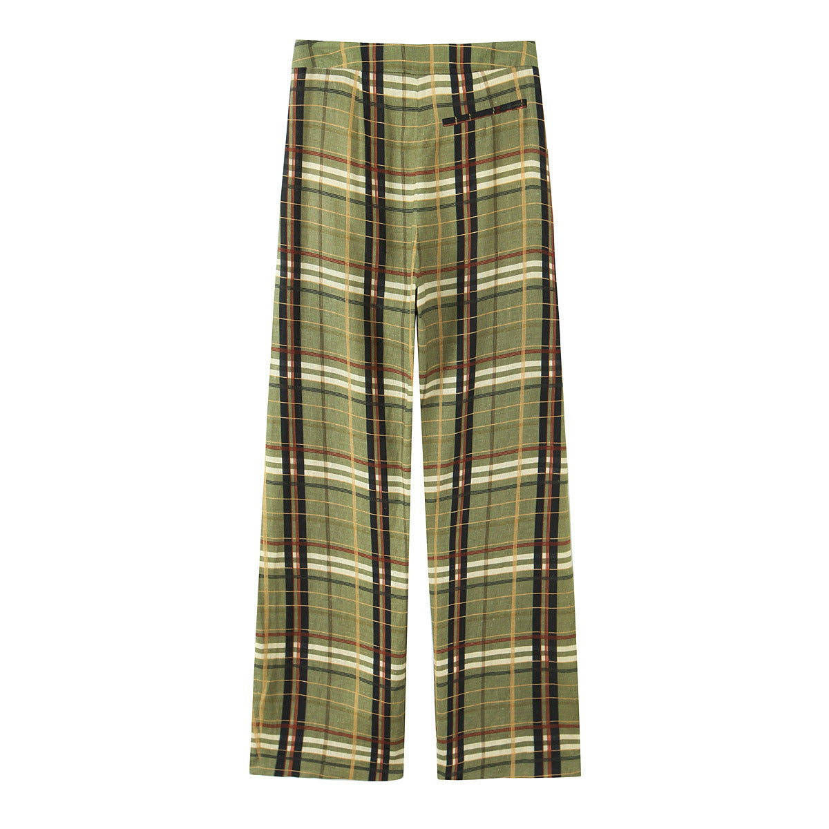 Women’s Plaid Linen Trousers | same ANTHEM. Soulmate Streetwear