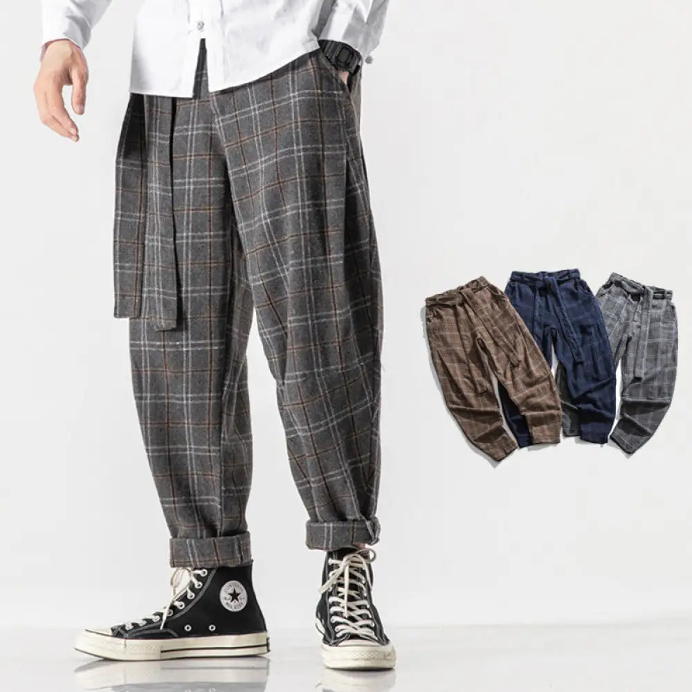 Woolen Harem Breeches – Casual Cool Soulmate Pants | Same Anthem - Grey / 2XL - Pants