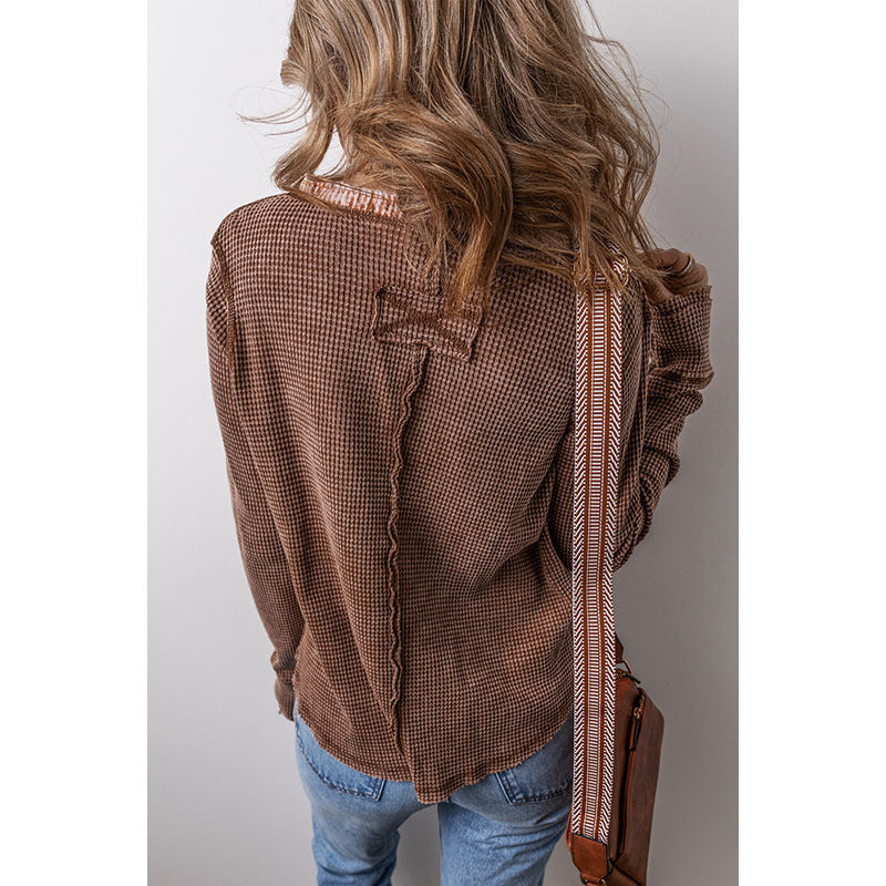 Worn-Looking Washed-Out Pullover Sweater – Casual Everyday Anthem Style for Lovers & Soulmates | same ANTHEM