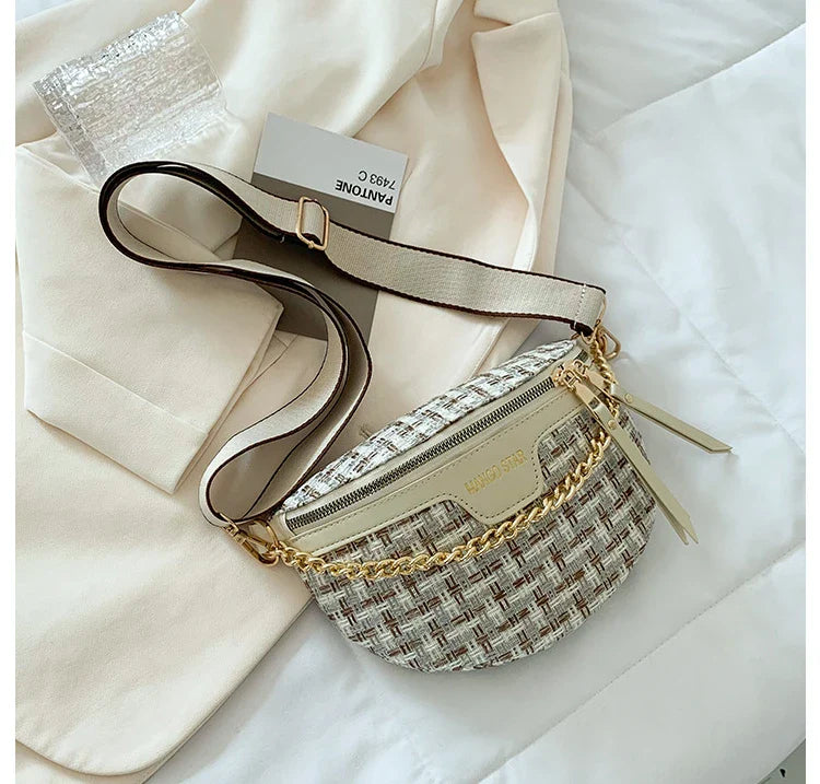 Woven Crossbody Waist Bag – Soulmate Streetwear Bag | same ANTHEM