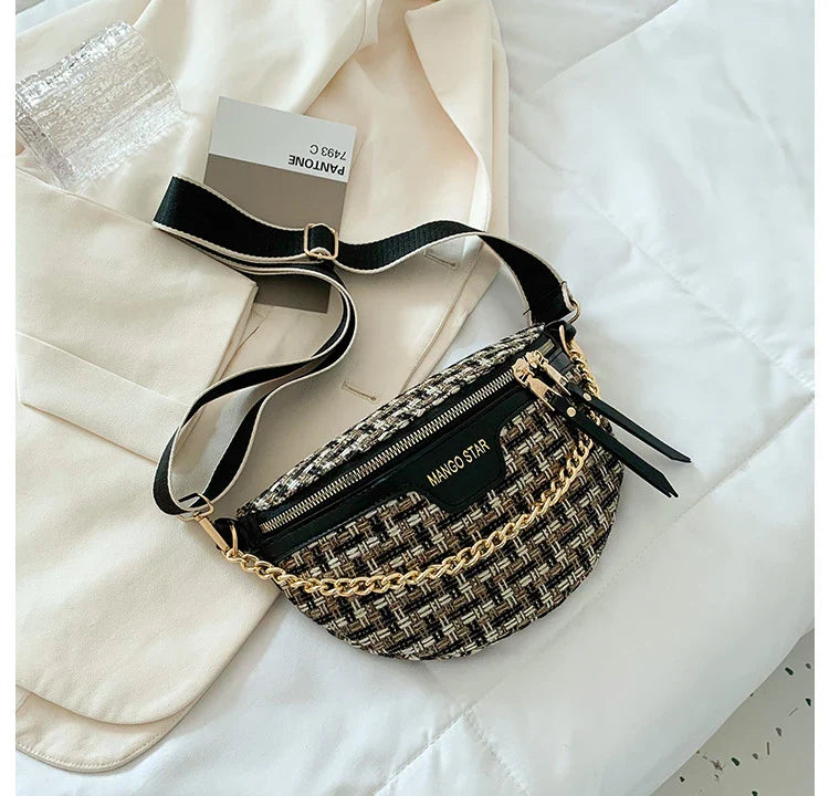 Woven Crossbody Waist Bag – Soulmate Streetwear Bag | same ANTHEM