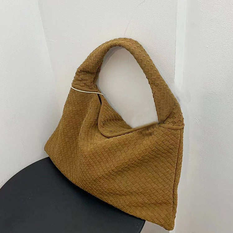 Woven Suede Tote Bag – Soulmate Streetwear Essential | same ANTHEM